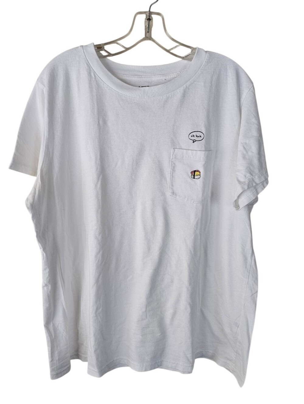 Uniqlo X Gudetama White Short Sleeve T-shirt